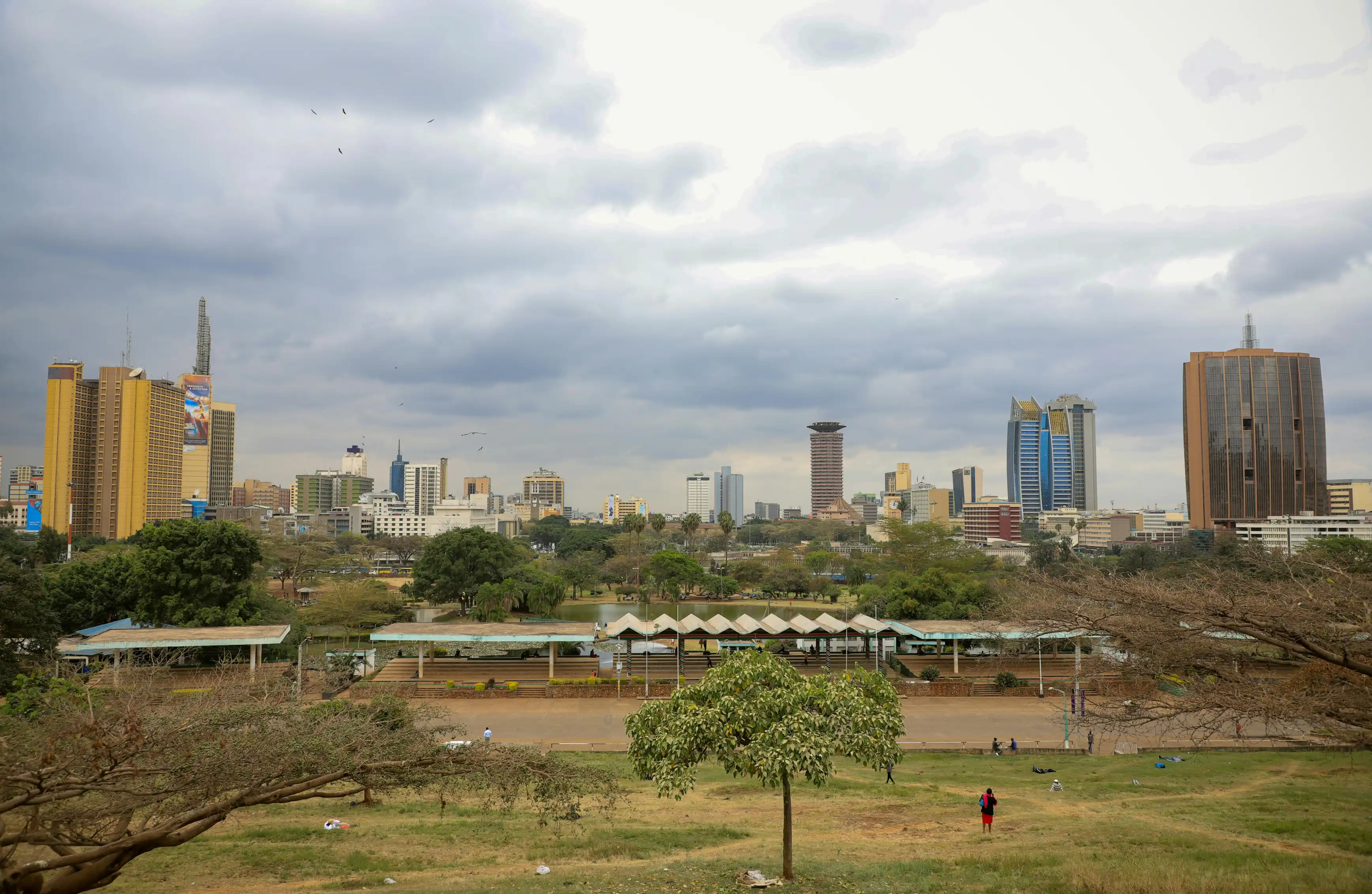 Early team of professional security officers